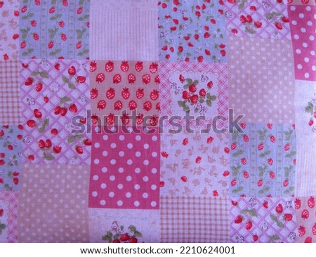 Mixed of different design in Fabric pattern 