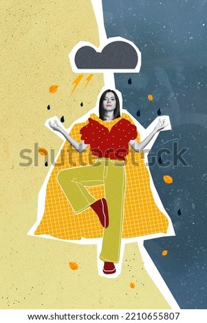 Photo cartoon comics sketch picture of dream dreamy lady harmony october nature isolated drawing background