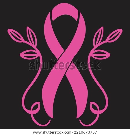 breast cancer awareness ribbon vector