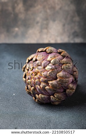 artichoke fruit healthy meal food snack on the table copy space food background rustic