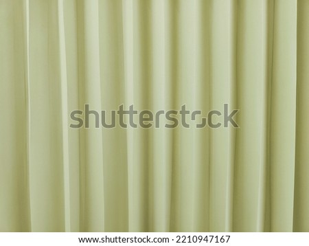 image of green curtains in conference room