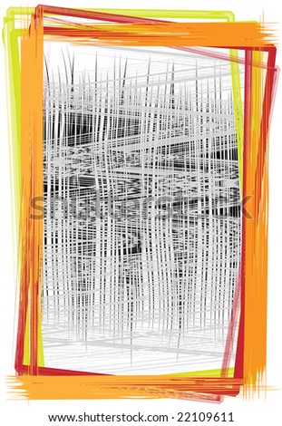vector abstract frame