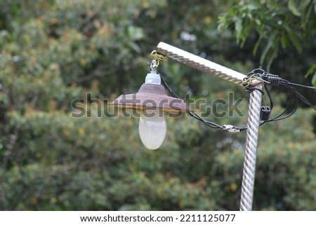 street light during the day