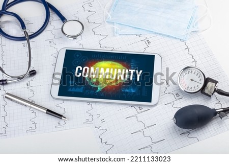 Tablet pc and medical tools