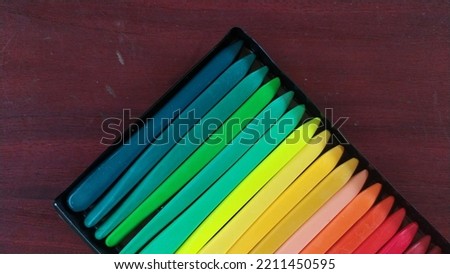 Illustration Photography of Colored pencils. Tools for coloring. Great for product images, Backgrounds, etc.