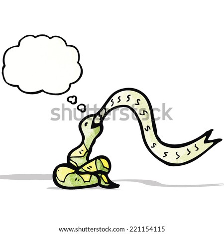hissing snake cartoon