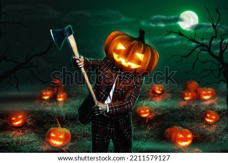 Creative 3d collage artwork postcard poster sketch of angry warehouse killer demand trick or treat isolated on painting background
