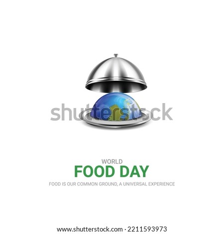 World Food Day, 3D illustration. Social media concept Design. 07 Royalty-Free Stock Photo #2211593973