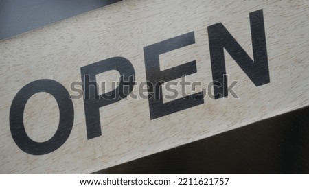 This Picture is open Sign