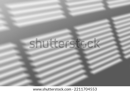 abstract shadow of the window in morning light on white wall texture blur background
