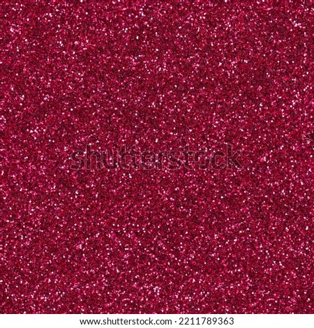 Red glitter, sparkle confetti texture. Christmas abstract background, seamless pattern. Elegant texture for Christmas design. Holiday, Xmas abstract pattern glitter with blinking lights.