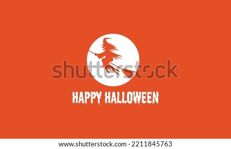 Jack O' Lantern Flat Design Halloween Icon with Side Shadow Vector