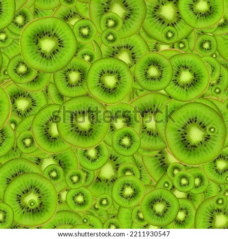 fresh kiwi texture with splash screen. High quality photo Royalty-Free Stock Photo #2211930547