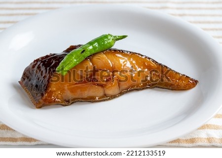 Boiled flatfish, Japanese home cooking