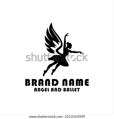 Angel Ballet logo with Wing symbol.