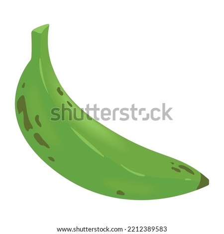 plantain fresh vegetable healthy food Royalty-Free Stock Photo #2212389583