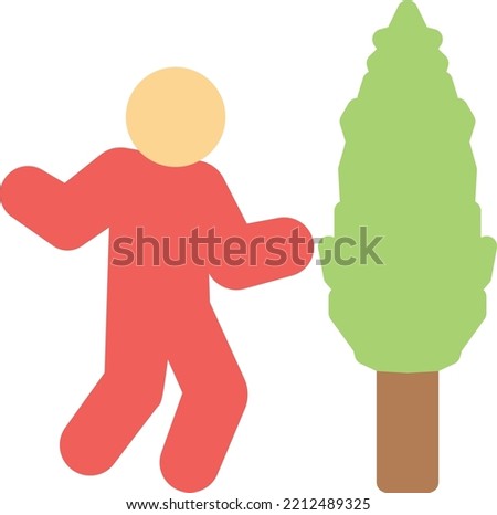 Tree Vector illustration on a transparent background. Premium quality symmbols. Line Color vector icons for concept and graphic design.