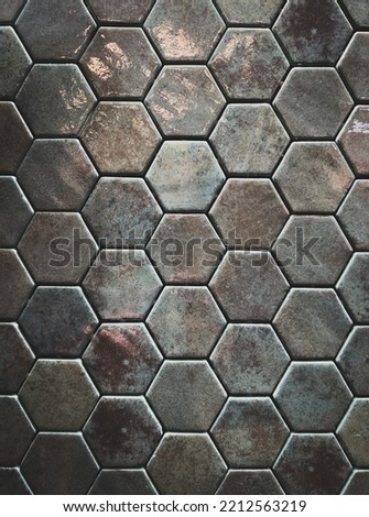 Abstract dark hexagon background, grunge honeycomb texture, modern futuristic geometric web banner design, for template poster, flyer, print ads