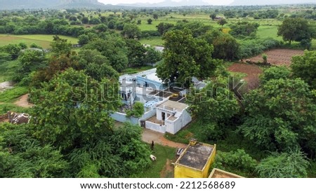 Beautiful drone pics of an Indian village - aerial photography - Podaralla Palli, Anantapur, AP.	