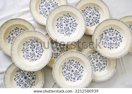 equip yourself with old crockery