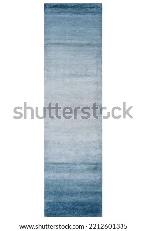 runner rug on white background