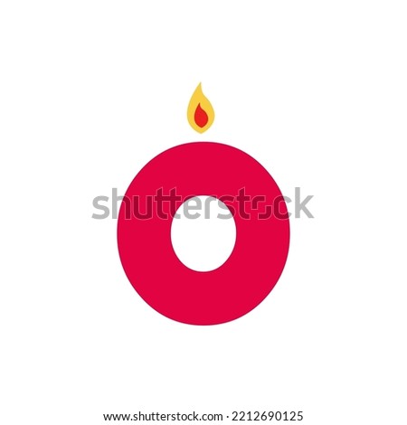 The candle images created for festivals, logo, infographic, mobile, web, books, comics, banner, posters etc. On white background.