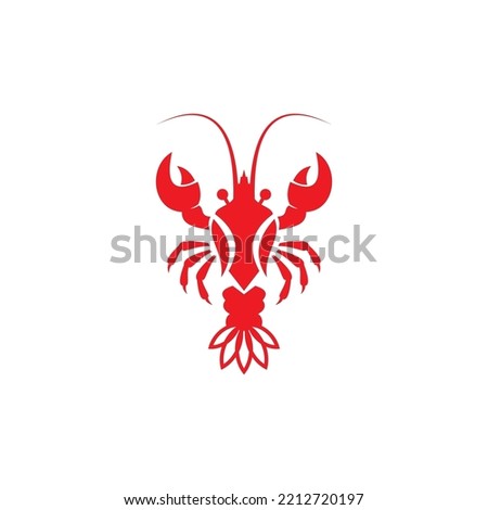 lobster vector illustration design icon logo template