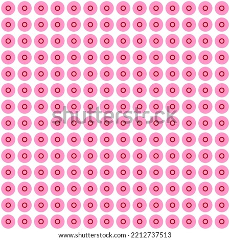 pink seamless pattern with circles