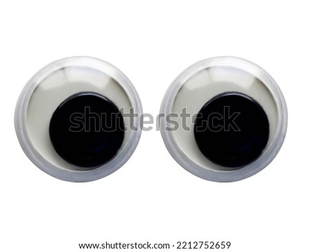 Googly eye Isolated on white background Royalty-Free Stock Photo #2212752659