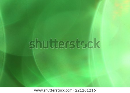 Green bokeh