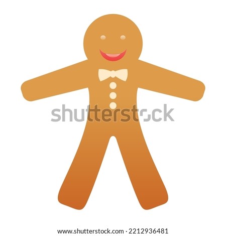 simple gingerbread man for christmas