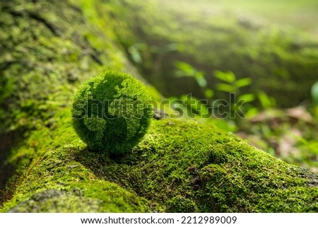 Close up earth on nature background. ESG Environmental, social, and corporate governance concept. Nature Сonservation, Ecology, Social Responsibility and Sustainability.
 Royalty-Free Stock Photo #2212989009