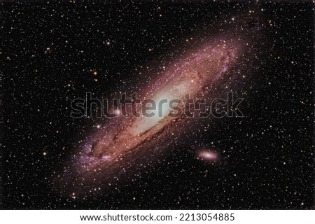 Andromeda Galaxy photo taken from Arnhem in the Netherlands