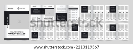 Catalog design or Product catalog design or catalogue template design Royalty-Free Stock Photo #2213119367