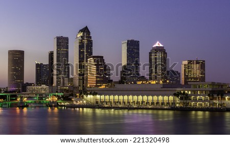 Tampa, FL Downtown Skyline
