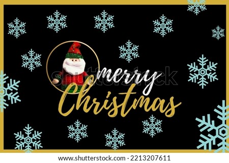 Santa Claus Plush Toy Christmas Background 