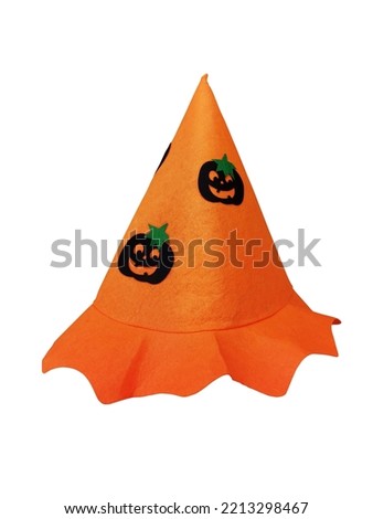 halloween hat isolated on white background