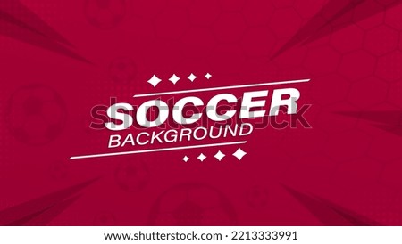 Football championship 2022 background design concept