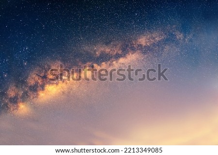 Beautiful night sky. Night Sky Picture. Abstract night sky background.