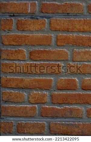 exposed brick wall installed in a house on the side of the road