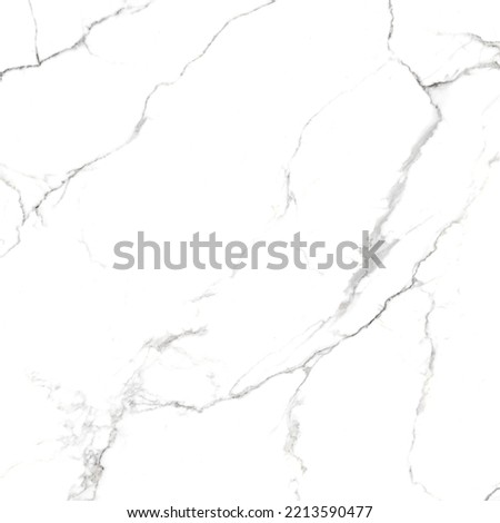 White polished finish italian statuario marble slab with thin streaks, white marble panoramic marbling for flooring,  exclusive stone with distinct gray and gold veining throughout on surface.