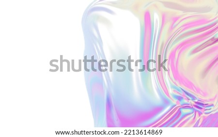 3d abstract background with lines and waves pink blue  color theme 06