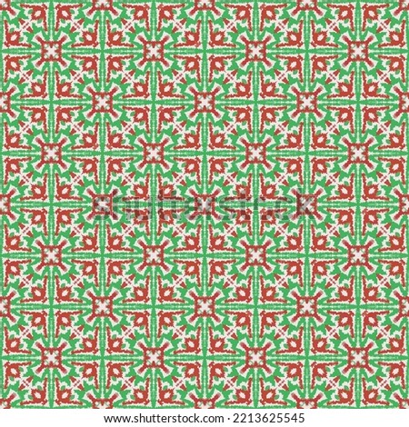 beautiful Christmas flower concept abstract seamless colorful pattern background, illustration art decration wallpaper design.