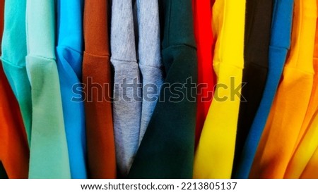 colorful shirts background abstract design