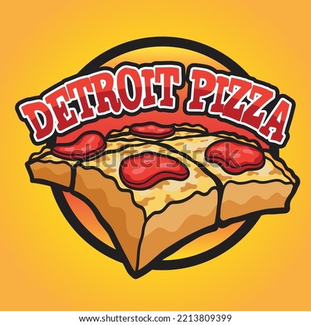 Detroit Pizza Style. Square Pan Pizza.