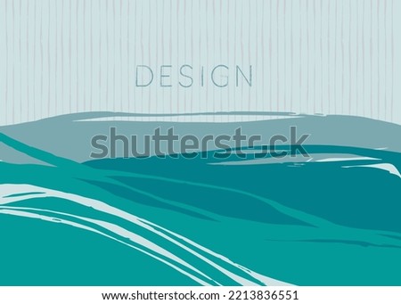 Abstract background with strokes of paint for cover design. Creative vector illustration with colored spots and lines. Abstract geometric texture.