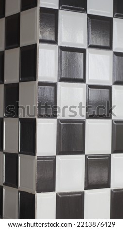 Black and White Tiles Ceramic
