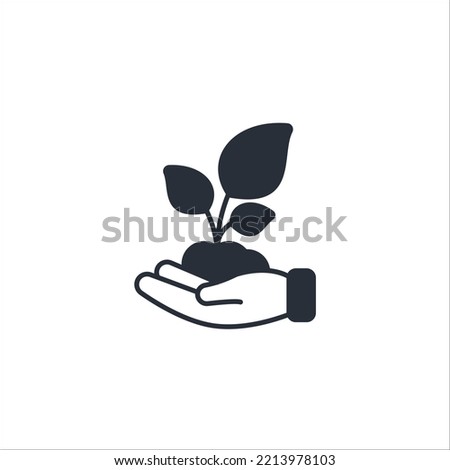 save the nature thin line icons. Vector illustration isolated on white. Editable stroke
