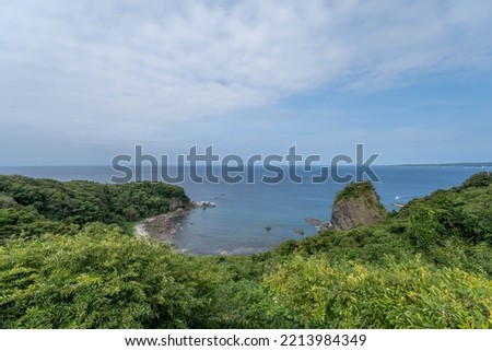 Japanese coast view in Ishikawa prefcture