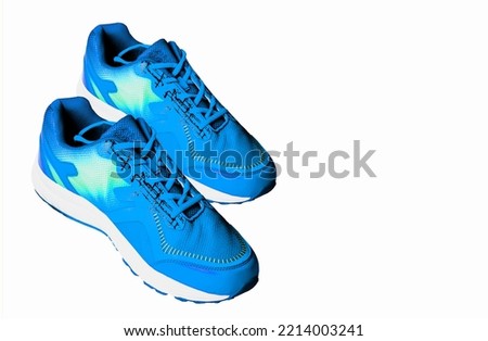 Sports shoes for health That separates from the background clipping part